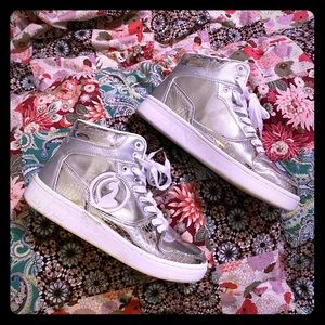 Silver High Tops